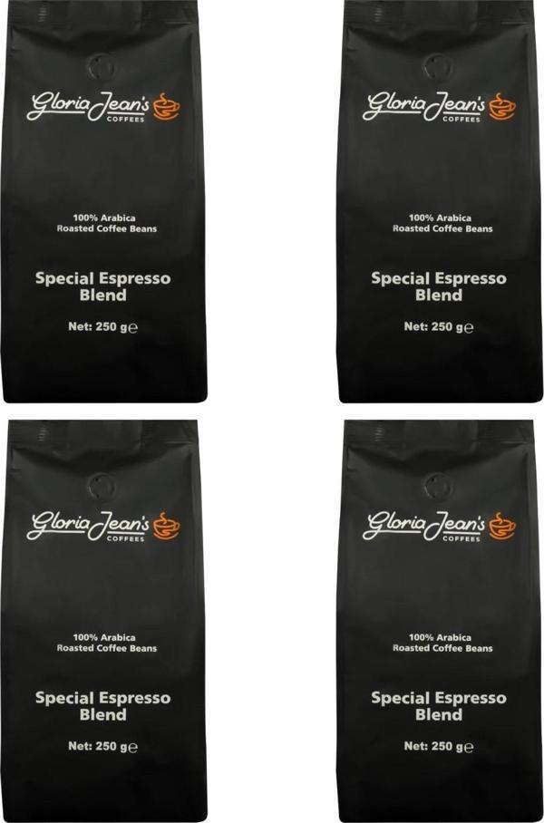 GLORİA JEAN'S SPECİAL ESPRESSO BLEND 250GR 4'LÜ PAKET - Image 1
