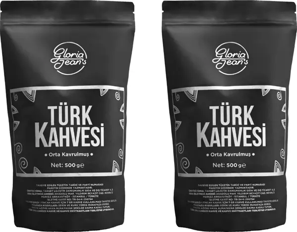 GLORİA JEAN'S TÜRK KAHVESİ 500 GR 2'Lİ PAKET - Image 1