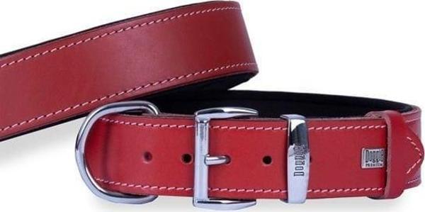 Doggie Konfor Deri Köpek Boyun Tasması Small Kırmızı 4x47 55 Cm - Image 1