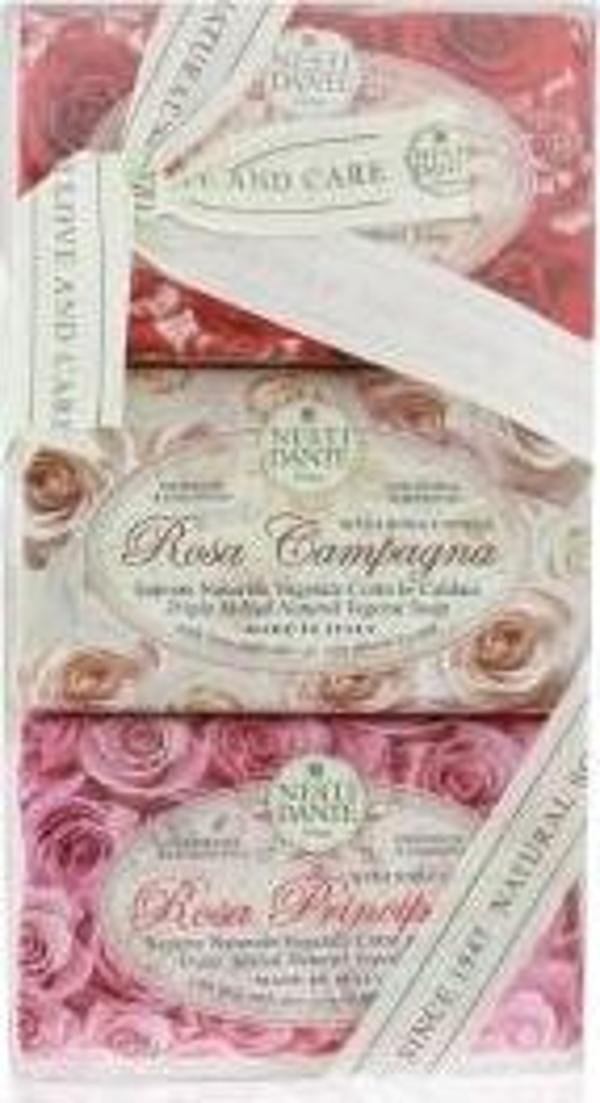 Nesti Dante Rosa Sabun Set Genel Bakım Sensuale,Champagna,Principessa - Image 1