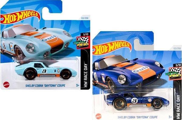 2 Araç Hot Wheels Shelby Cobra "Daytona" Coupe Set (1/64) Gulf - Image 1
