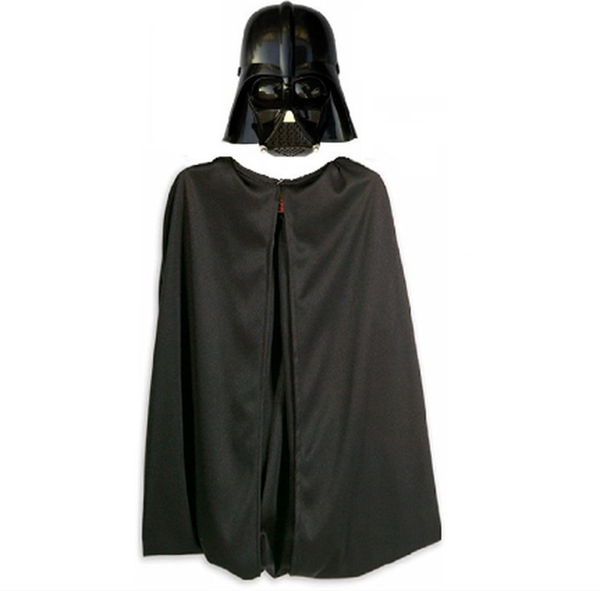 Çocuk Boy Yıldız Savaşları Star Wars Darth Vadet Maskesi ve 90 cm Pelerin Seti Siyah - Image 1