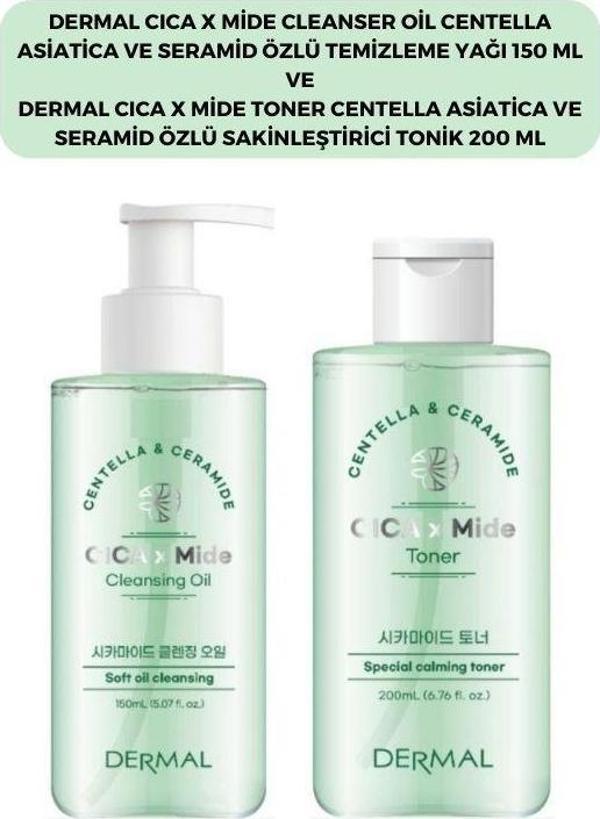 Dermal Cıca X Mide Centella Asiatica Özlü Temizleme Yağı ve Tonik - Image 1