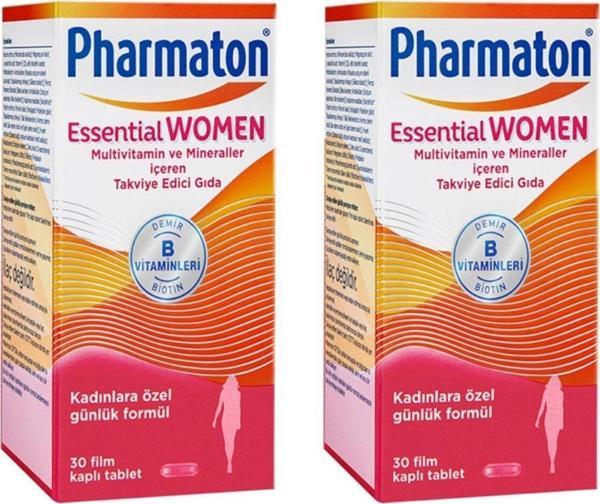 Pharmaton Essential Women 30 Tablet 2 Adet - Image 1