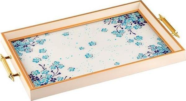 Glore A08-006 Safire Çerçeveli Tepsi 31X46Cm 82560  - Image 1