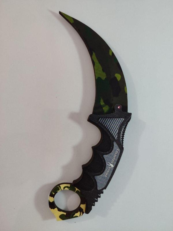 Deposundan Al Ahşap Cs-Go Kamuflaj Karambit - Image 1
