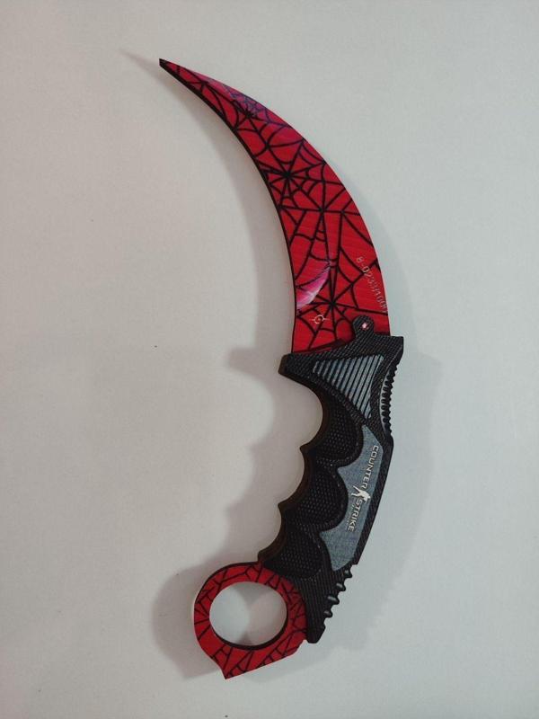 Deposundan Al Ahşap Cs-Go Örümcek Karambit - Image 1