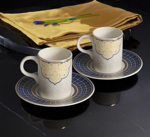 Güral Porselen Camelia 12 Parça 6 Kişilik Kahve Takımı 6572 - Image 1