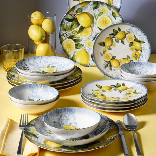 Güral Porselen Camelia 24 Parça 6 Kişilik Yemek Takımı 41963 - Image 1