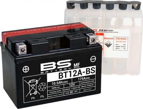 Bs Akü Bt12a-bs 12v10ah Sym Joymax 250i Joyrıde 250i Wolf250 Suzukı An250 400 Burgman Gsr750 Gsx-r 7 - Image 1