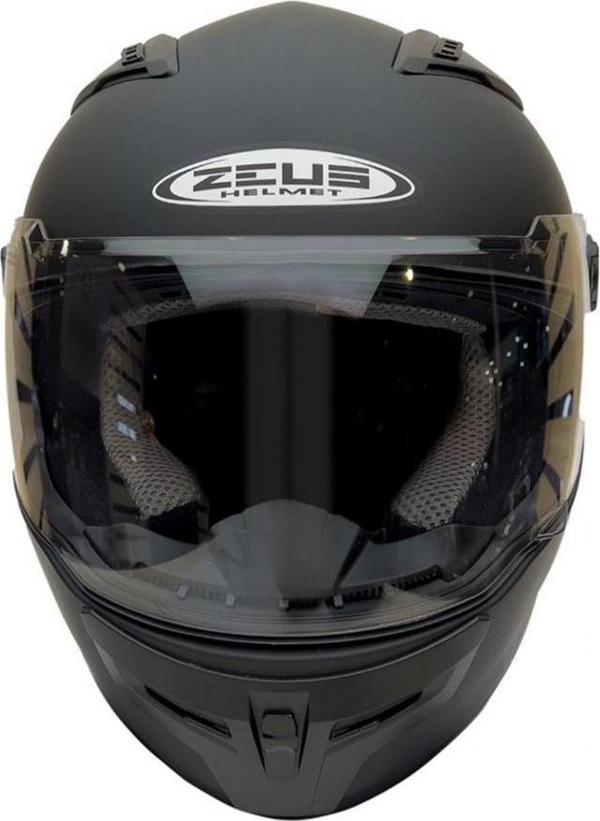 Zeus Zs-813a Kapalı Kask Mat Siyah LARGE - Image 1