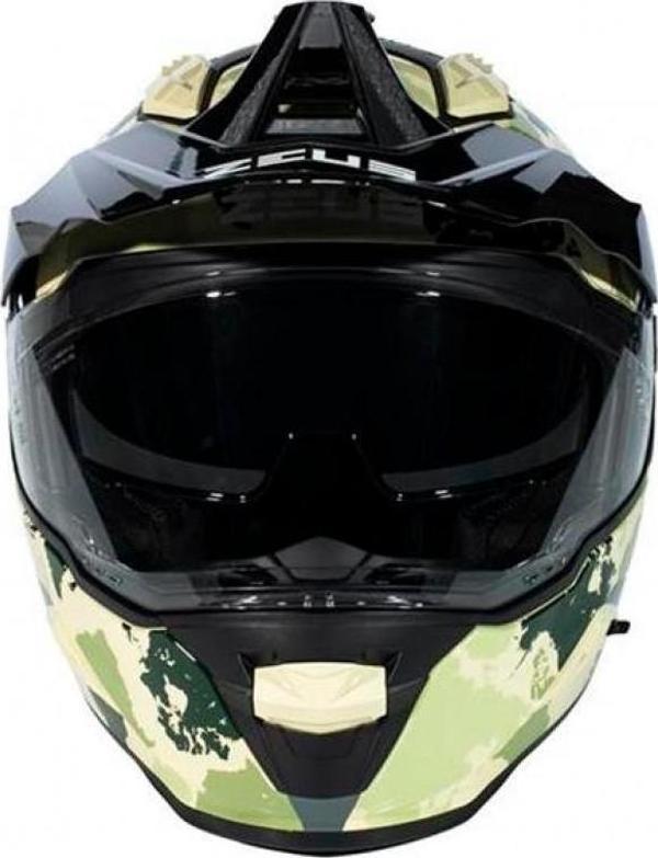 Zeus Zs-913 Bf6 Kapalı Kask Sarı-yeşil LARGE - Image 1