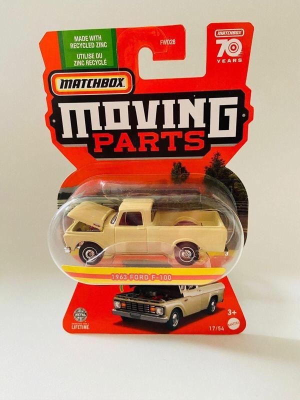 Mattel Matchbox Mp 1963 Ford F-100 Kaputu Açılan Oyuncak Araba - Image 1