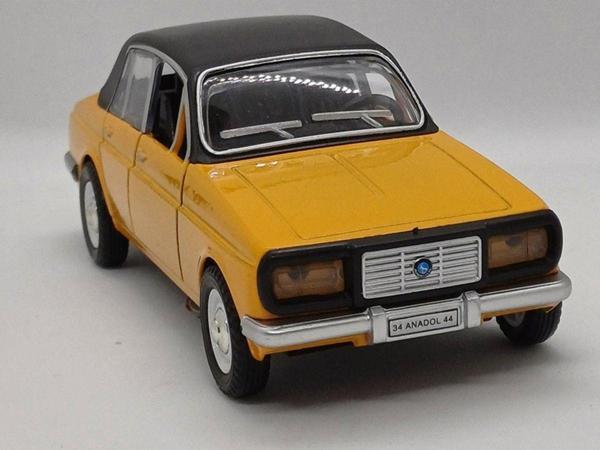 Birlik Oyuncak Birlik Toys 7287 001-Brl16-X Metal Çek Bırak Anadol Araba Sesli Işıklı Sarı - Image 1