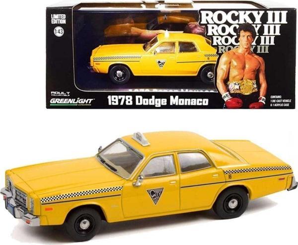 Greenlight 1:43 1978 Dodge Monaco Rocky Iıı Model Araba Koleksiyonluk Klasik Oyuncak Araba - Image 1