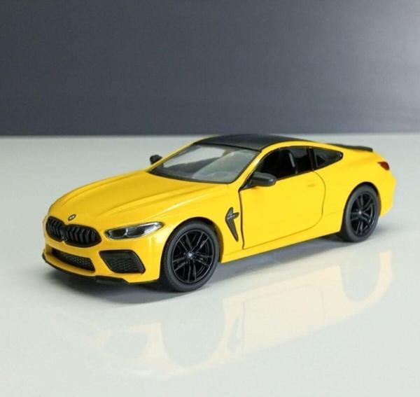 Kinsmart 1:38 Bmw M8 Competition Coupe Sarı - Image 1