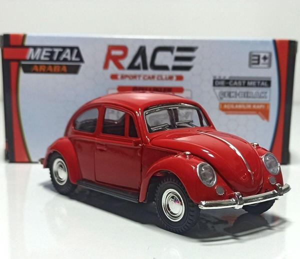 Motor Max Kırmızı 1:36 Volkswagen( Beetle Çek-Bırak) - Image 1