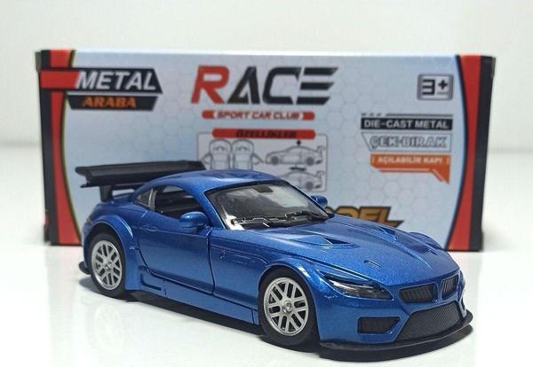 Motor Max Mavi 1:36 Bmw M Series Çek-Bırak Metal - Image 1