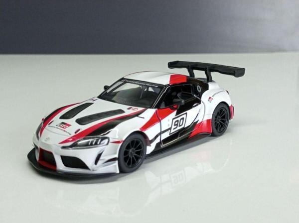 Kinsmart Toyota Gr Supra Concept Racing Beyaz 1:36 - Image 1