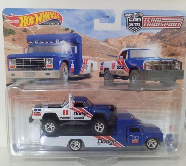 Hot Wheels Dianomi - 1:64 Team Transport#51 80 Dodge Macho Power Wagon Retro - Image 1