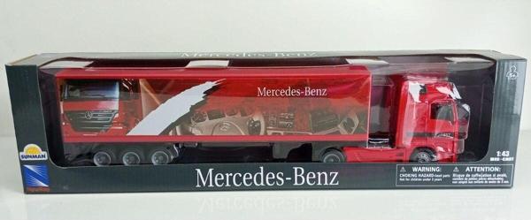 New Ray 1:43 Mercedes Benz Actros 1857 Dorseli Tır - Image 1