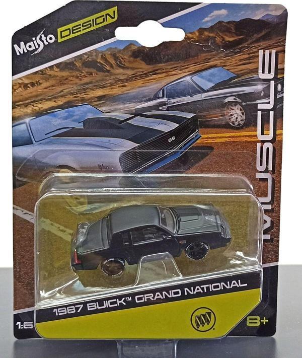 Maisto Desi10 1:64 1987 Buick Grand National Motor Kaputu Açılır - Image 1