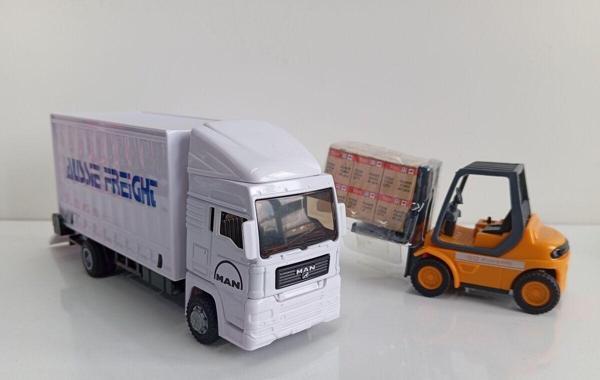 Teama 1:48 Man Kamyon Ve Forklift Set - Image 1