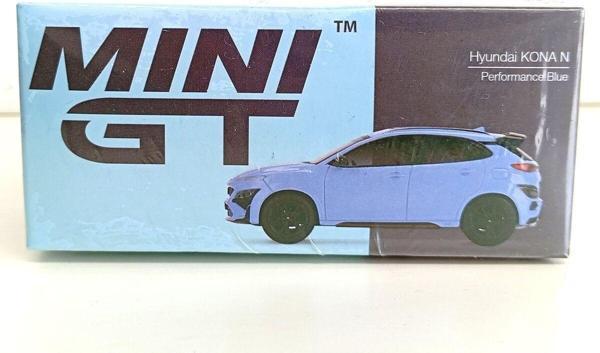 Tsm Minigt 1:64 Hyundai Kona N Performance Blue - Image 1