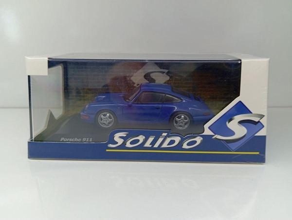 Solido 1:43 Porsche 911 Blue - Image 1