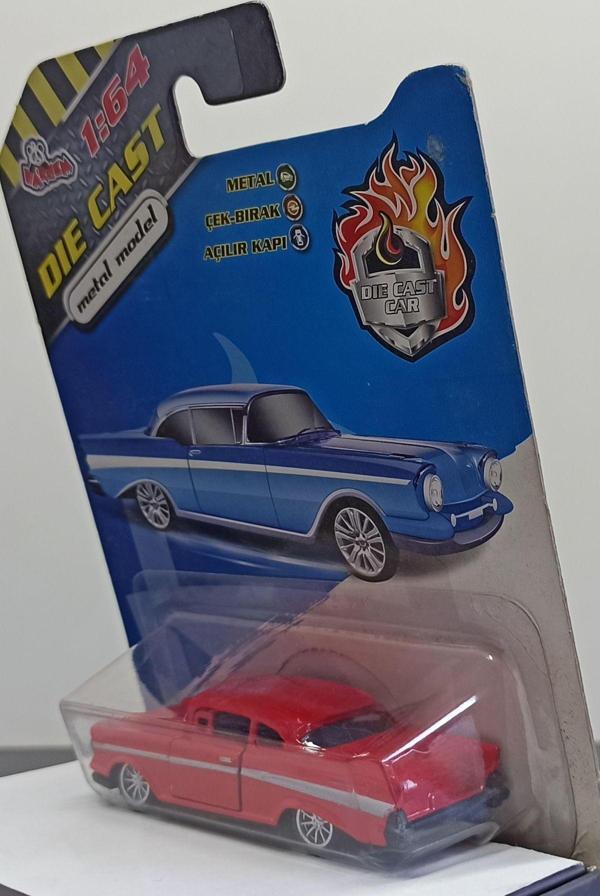 Vardem Dianomi 1:64 Chevy Belair Çek Bırak Metal Araba Kapılar Açılır. - Image 1