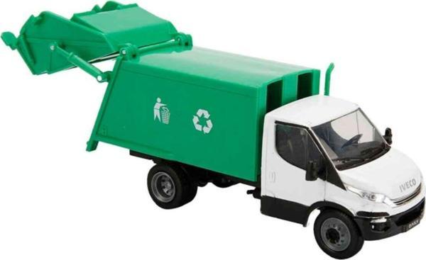 Sunman 1:36 Ölçek Iveco - Yeşil Geri Dönüşüm Kamyonu - Image 1
