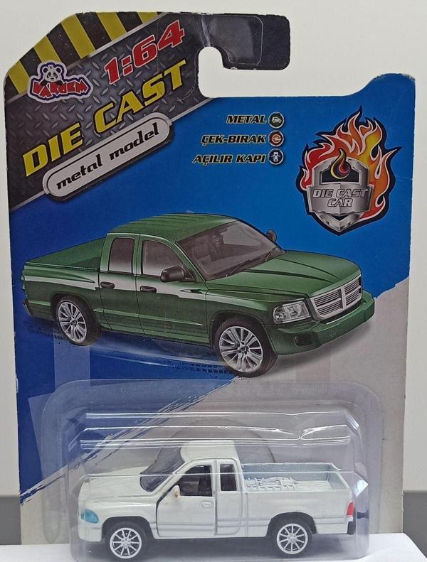 Vardem Dianomi V. 1:64 Çek- Bırak Metal Pick-Up Chrysler Beyaz Küçük Boy - Image 1