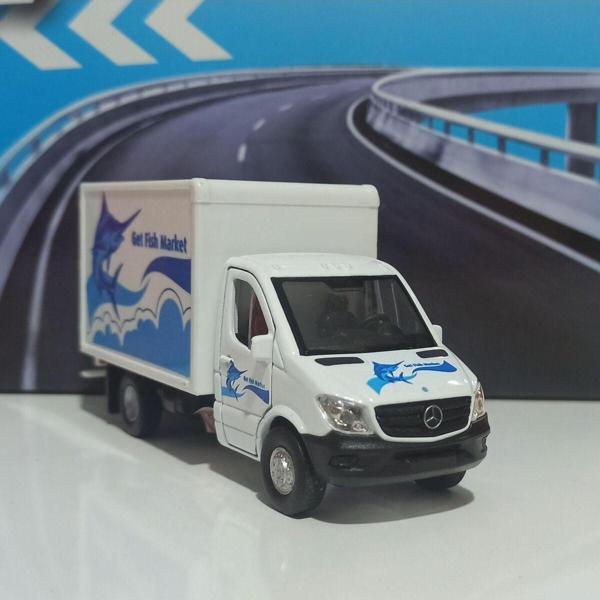 Welly Cargo Box Mercedes Benz Sprinter 1/36 Metal - Image 1