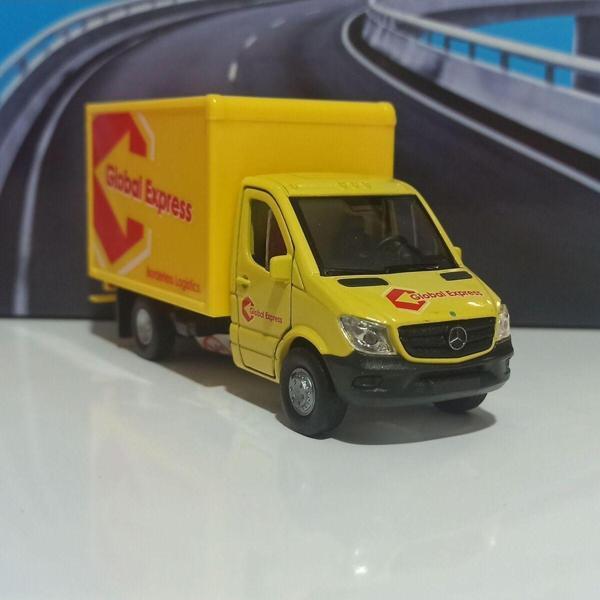 Welly Mercedes Benz Sprinter Cargo Box Metal Çek Birak - Image 1