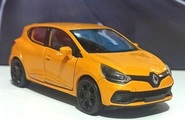 Welly Renault Clio Rs Sarı Metal Çek Birak Model - Image 1