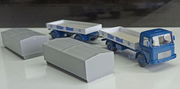 Wiking 1:87 Man Lastzug (Elbe Obst)) - Image 1