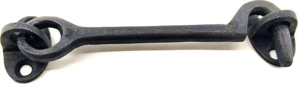 Antika Tarz Dekoratif Pirinç Maymuncuk Çengeli - 13cm, Oksit - Image 1