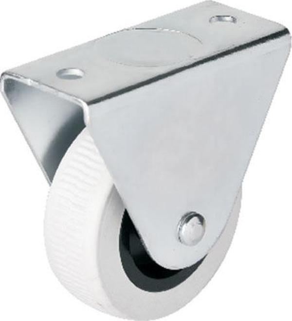 Hts 105 - 50 mm Sabit Gri PVC Teker 4 Adet - Image 1
