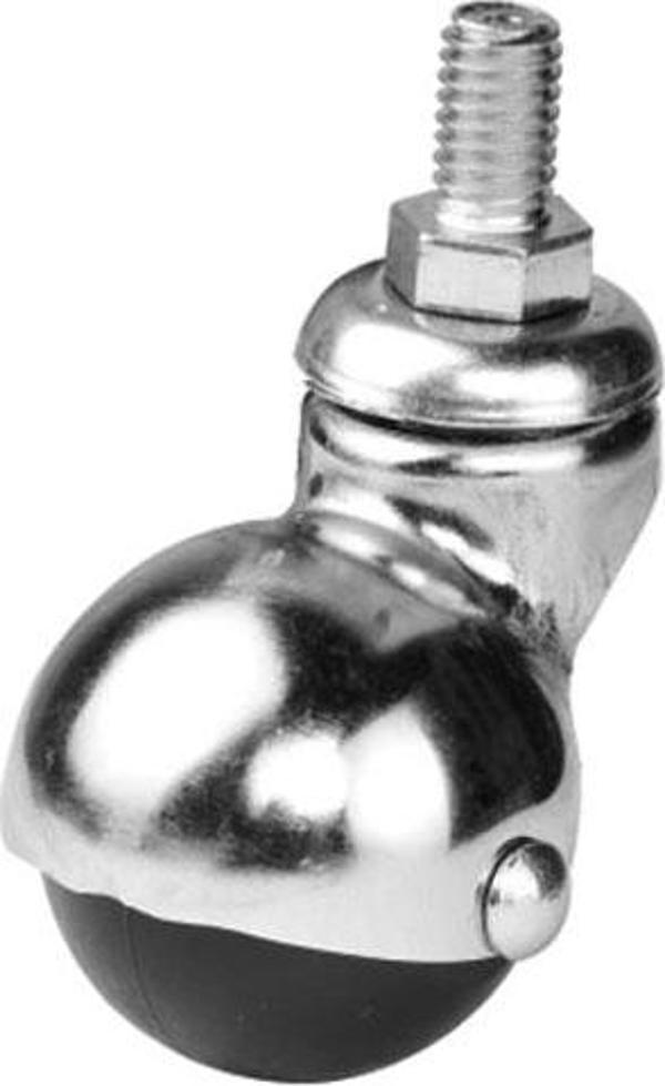 Hts 205 - 40 mm Küre Krom Vidalı Teker 4 Adet - Image 1