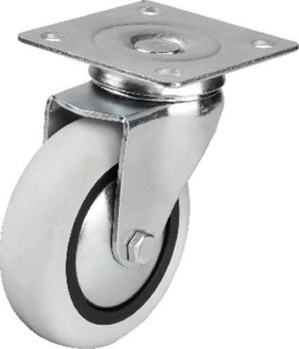 Hts 351 - 75x25 mm PVC Tablalı Tekerlek - 4 Adet - Image 1