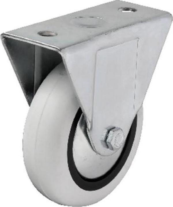 Hts 355 - 75x25 mm PVC Makaralı Sabit Teker 4 Adet - Image 1
