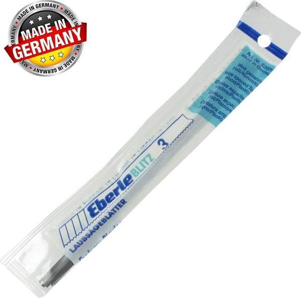Eberle Blitz Düz Ahşap  Plastik Kıl Testere Ağzı No:4 - 12 Adet - Image 1