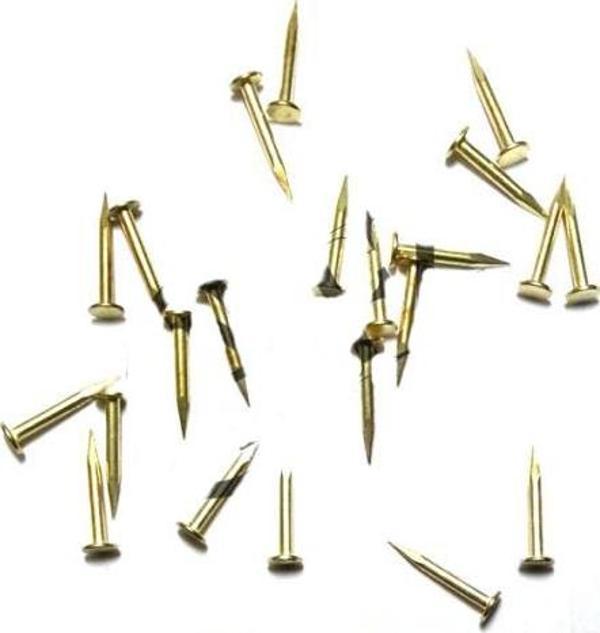 Klips, Menteşe, Ayağı Çivisi 9mm Çelik - Sarı 100gr - Image 1
