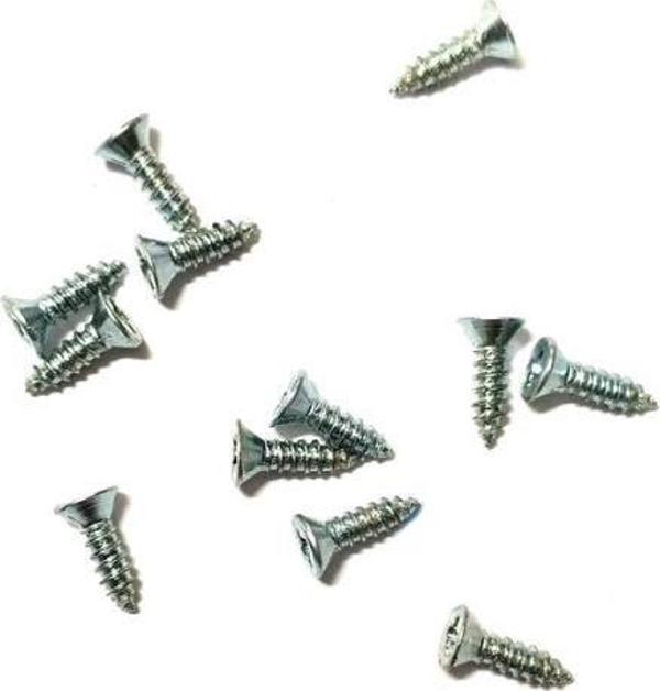 Klips, Menteşe, Ayak, Ağaç, Sunta Vidası 2,2x7,5mm - Nikel 100 Adet - Image 1