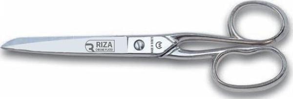 Rıza A4215-8 Ev ve Saya Makası No: 8 inç / 20,32 cm - Krom Kaplama - Image 1