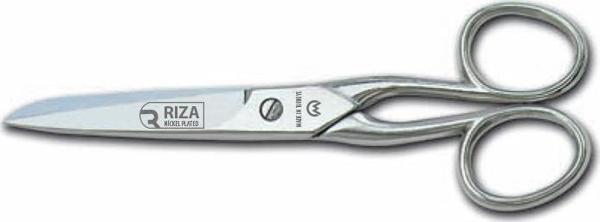 Rıza A4431-6 İplik ve Saya Makası No: 6 inç / 15,24 cm - Nikel Kaplama - Image 1