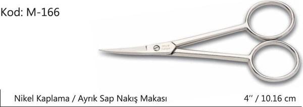 Rose Europe Ayrık Saplı Nakış Makası Süper Kalite No:4 10,16 CM - Image 1