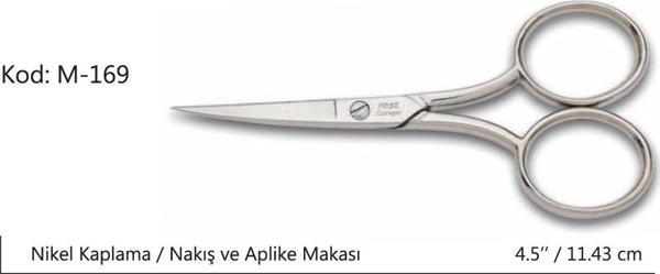Rose Europe Az Kalın Nakış Makası Süper Kalite No:4,5 11,43 CM - Image 1