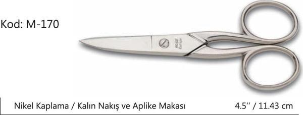 Rose Europe Kalın Nakış Makası Süper Kalite No:4.5 11,43 CM - Image 1