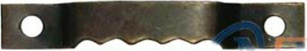 Tablo, Resim, Çerçeve Timsah Askı - Küçük, Antik, 6x40mm, 20 Adet - Image 1